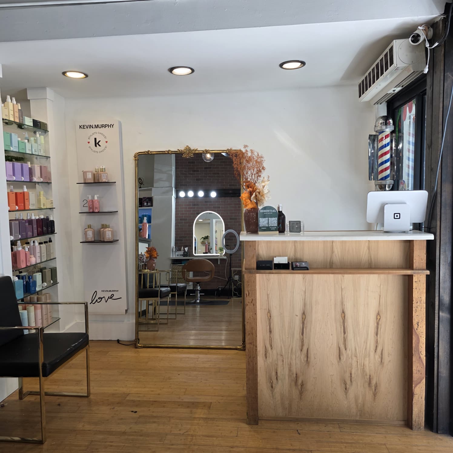 Elegant facial treatment and skincare results